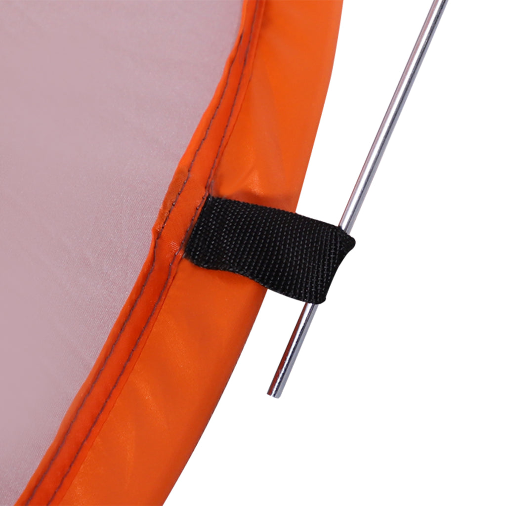 Outsunny Strandzelt Pop-Up automatisch schneller UV-Schutzfenster Orange