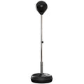 HOMCOM Punchingball-Set für Jugendliche, höhenverstellbar, inkl. Boxhandschuhe und Pumpe, Schwarz