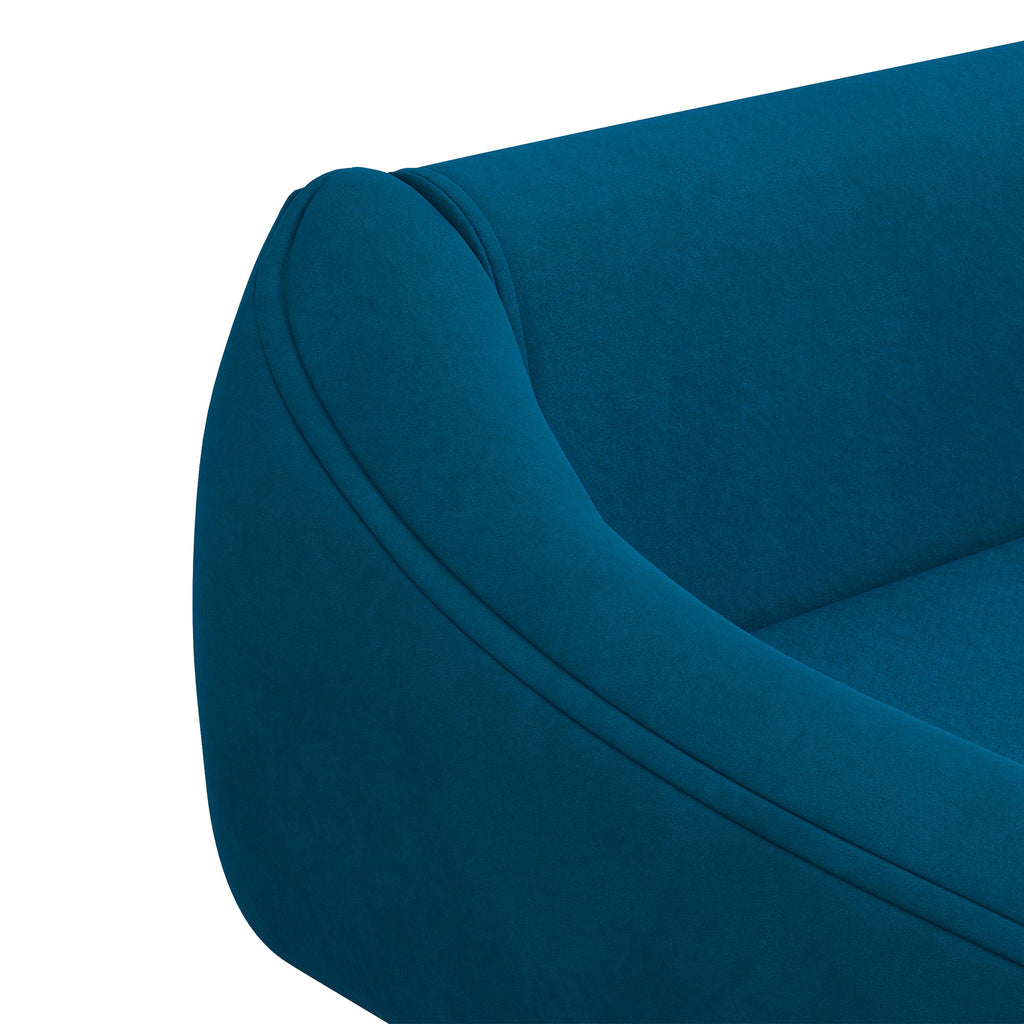 PawHut Skandinavisches Design-Sofa für Hunde mit kuscheligem abnehmbarem Veloursstoffkissen und massiven Holzbeinen